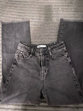 Zara Washed Black  Jeans size 2